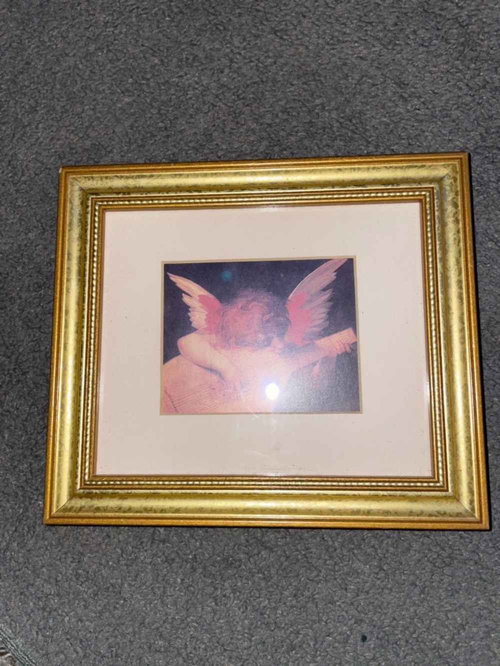 Gold Ornate Picture Frame with Mat
